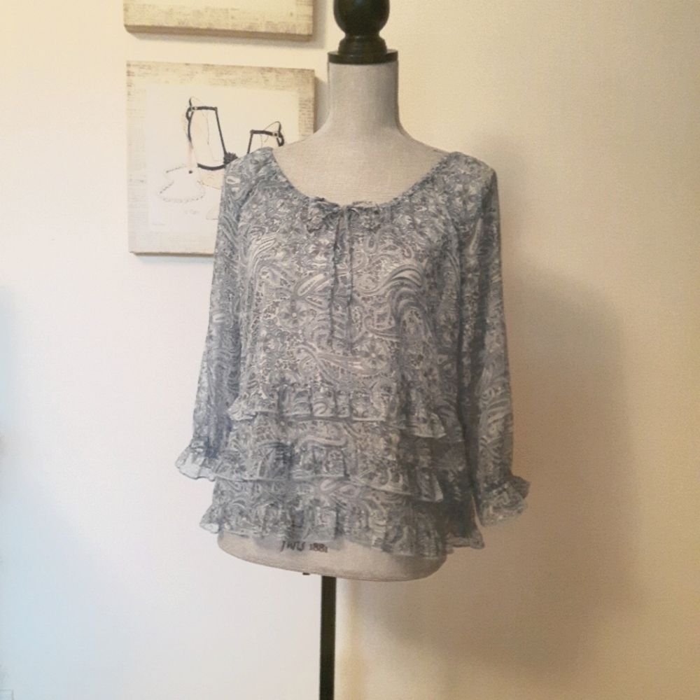 H&M sheer summer top